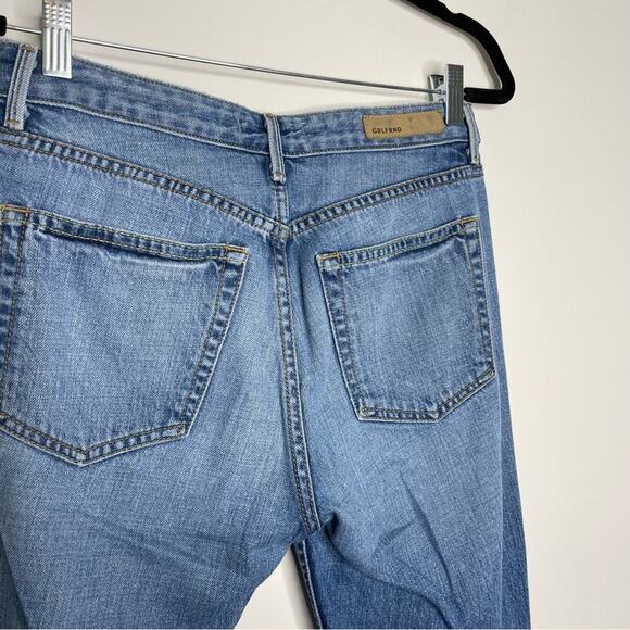 GRLFRND High Rise Ankle Boyfriend Kiara Stone Deep Jeans 25 - Picture 8 of 10